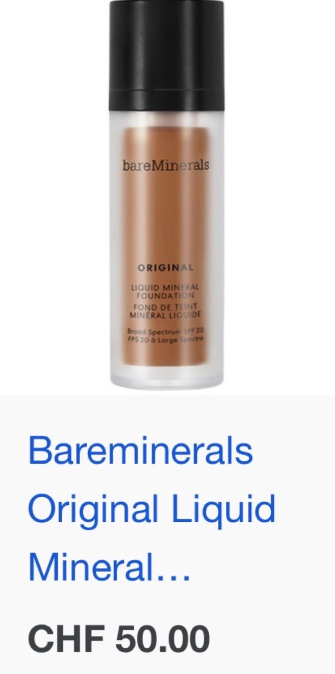 Make-up: BareMinerals Foundation NP. 50.- NEU! – Nuovo e nell'imballaggio originale da Rüfenacht BE venduto da Milena_1 4