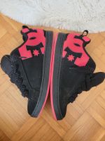 DC Sneakers, Grösse 38,  Schwarz Rot