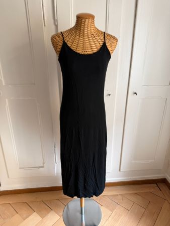 Jersey Trägerkleid schwarz S