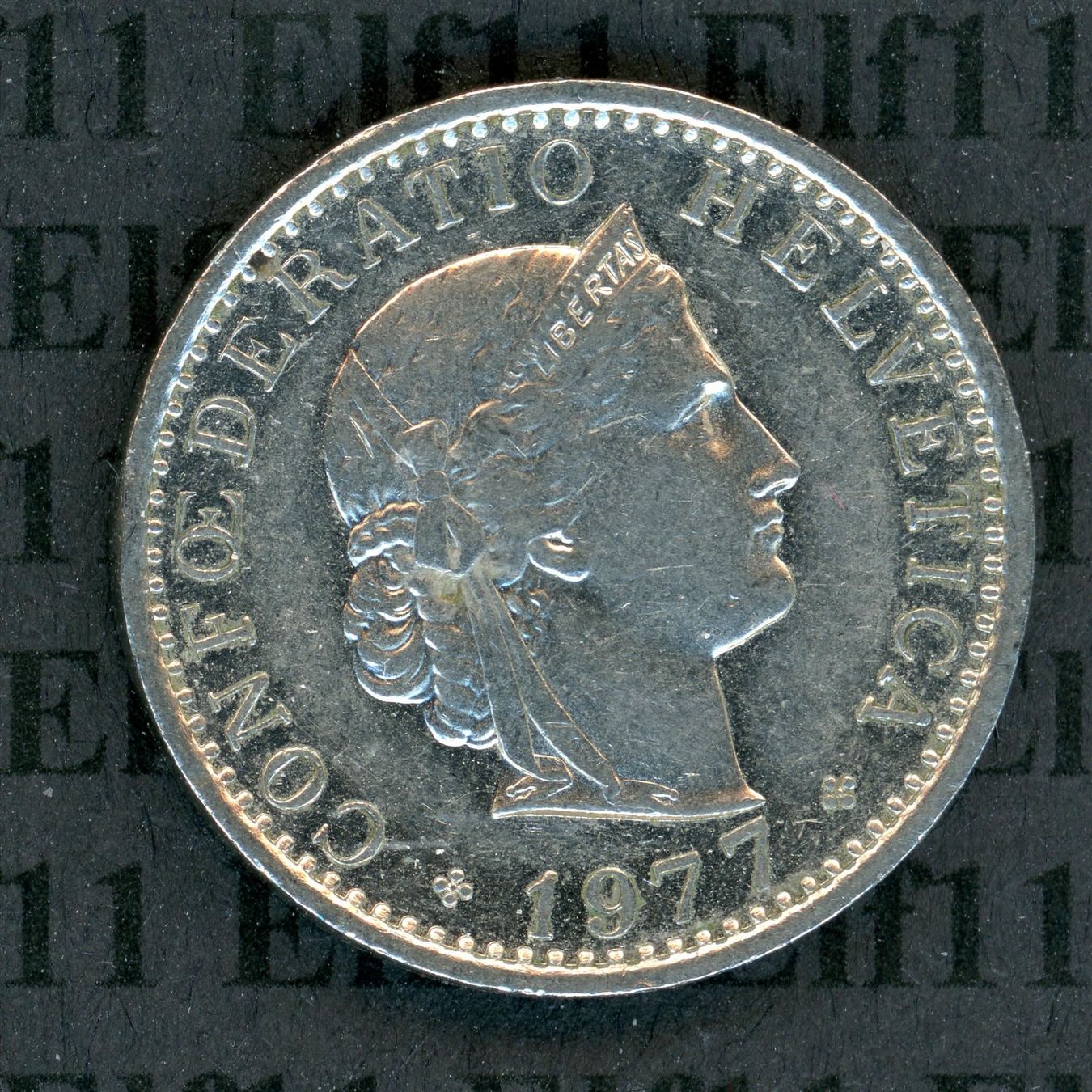 Tutti le monete: CHF___0.20 1977 vz 20 Rappen – Usato da Widnau venduto da Elf11