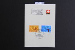 CH PTT Faltbögli mit Sonderstempel 1963             Los 6200