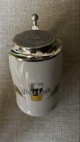 🍺 Coop Basel Warteck Bierkrug mit Zinndeckel - Top!