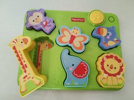 Fisher-Price Tier-Puzzle mit Sound, für Baby