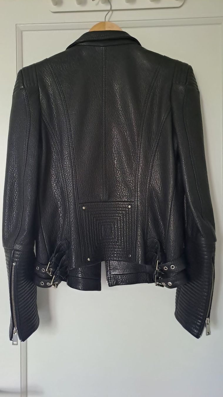 Giacche: Lederjacke Mona Schwarz-Silber Gr. 40/M – Nuovo (secondo la descrizione) da Bern venduto da mdj_xm8z 2