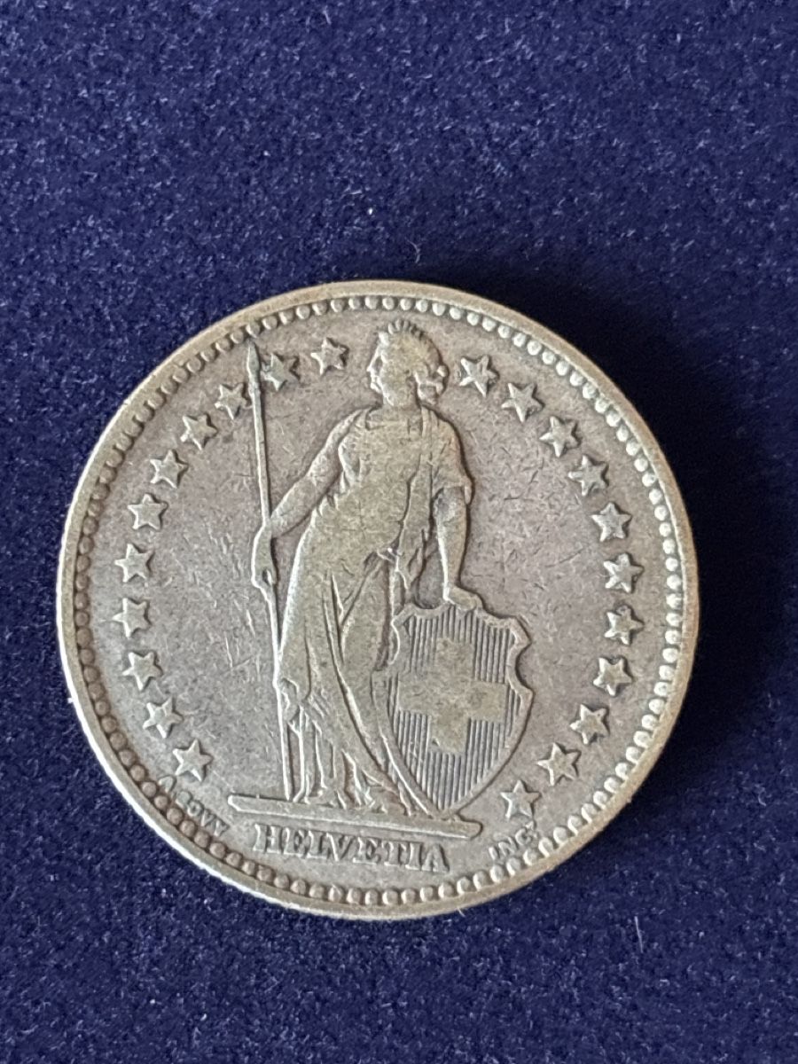 Alle Münzen: 2 Franken 1879 – Gebraucht aus Salvenach von Haeseli59 1