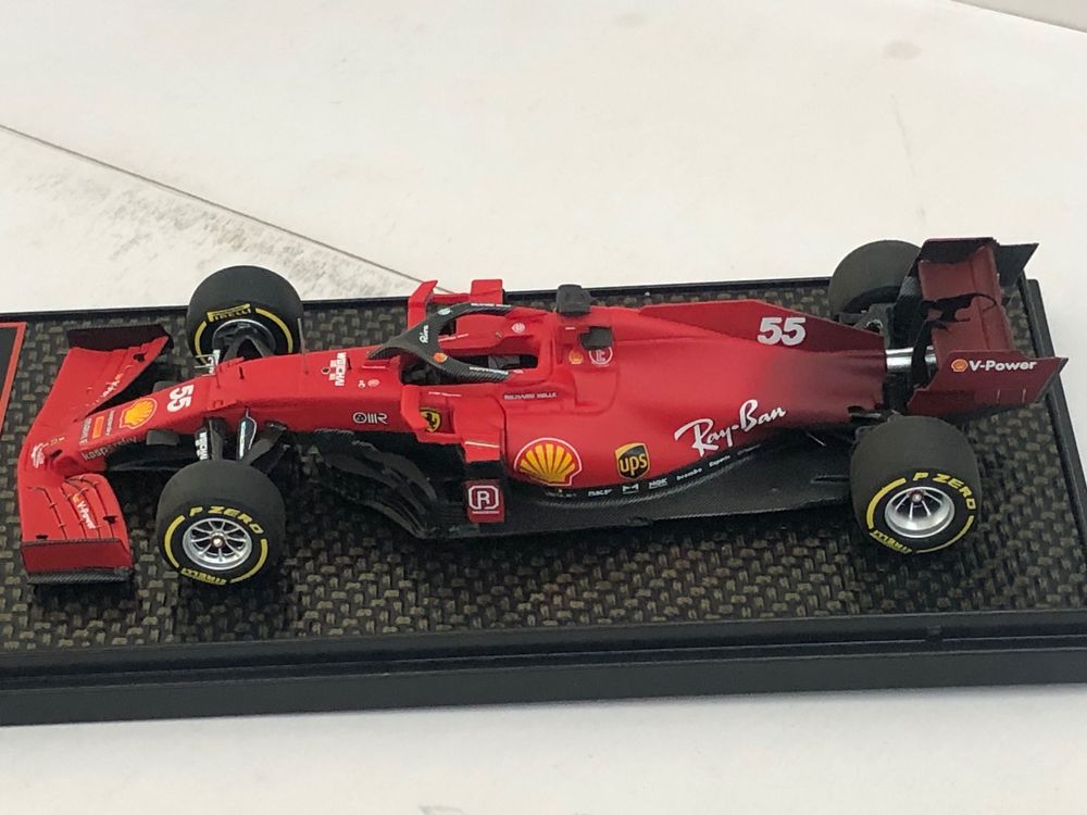 Miniature F1 BBR 1/43 – Ferrari SF21 #55, GP Emilia Romagna 2021, Sainz Jr.