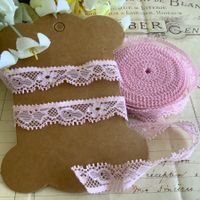Spitzenband elastisch Dentelle 4M rosa rose stretch