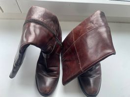 Lederstiefel braun