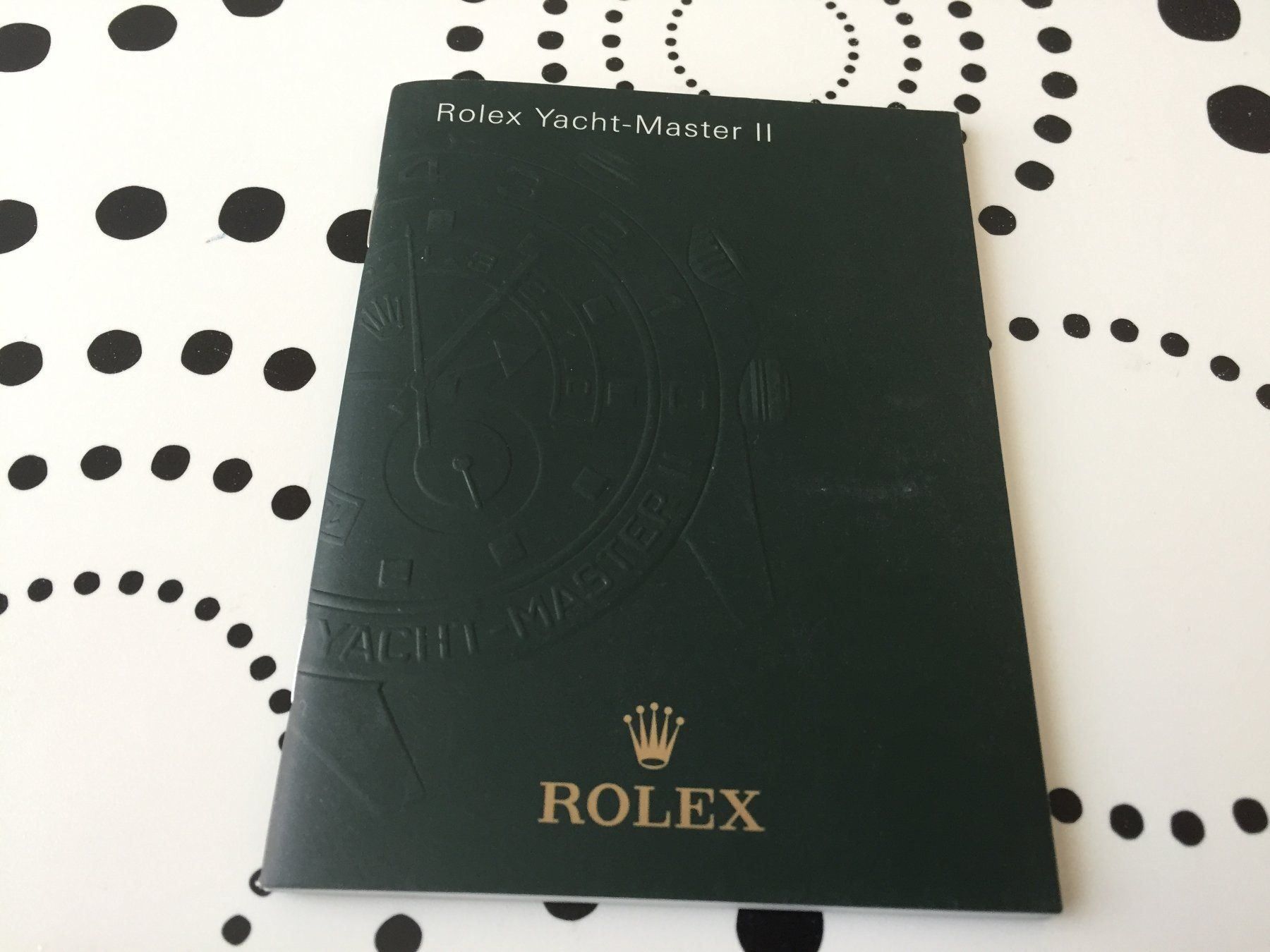 Documenti: ROLEX YACHT-MASTER II - OPERATING INSTRUCTIONS - ENG !!! – Nuovo (secondo la descrizione) da Epalinges venduto da dream-watch