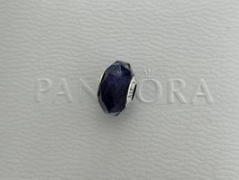 Pandora Facettiertes Blaues Murano-Glas-Charm