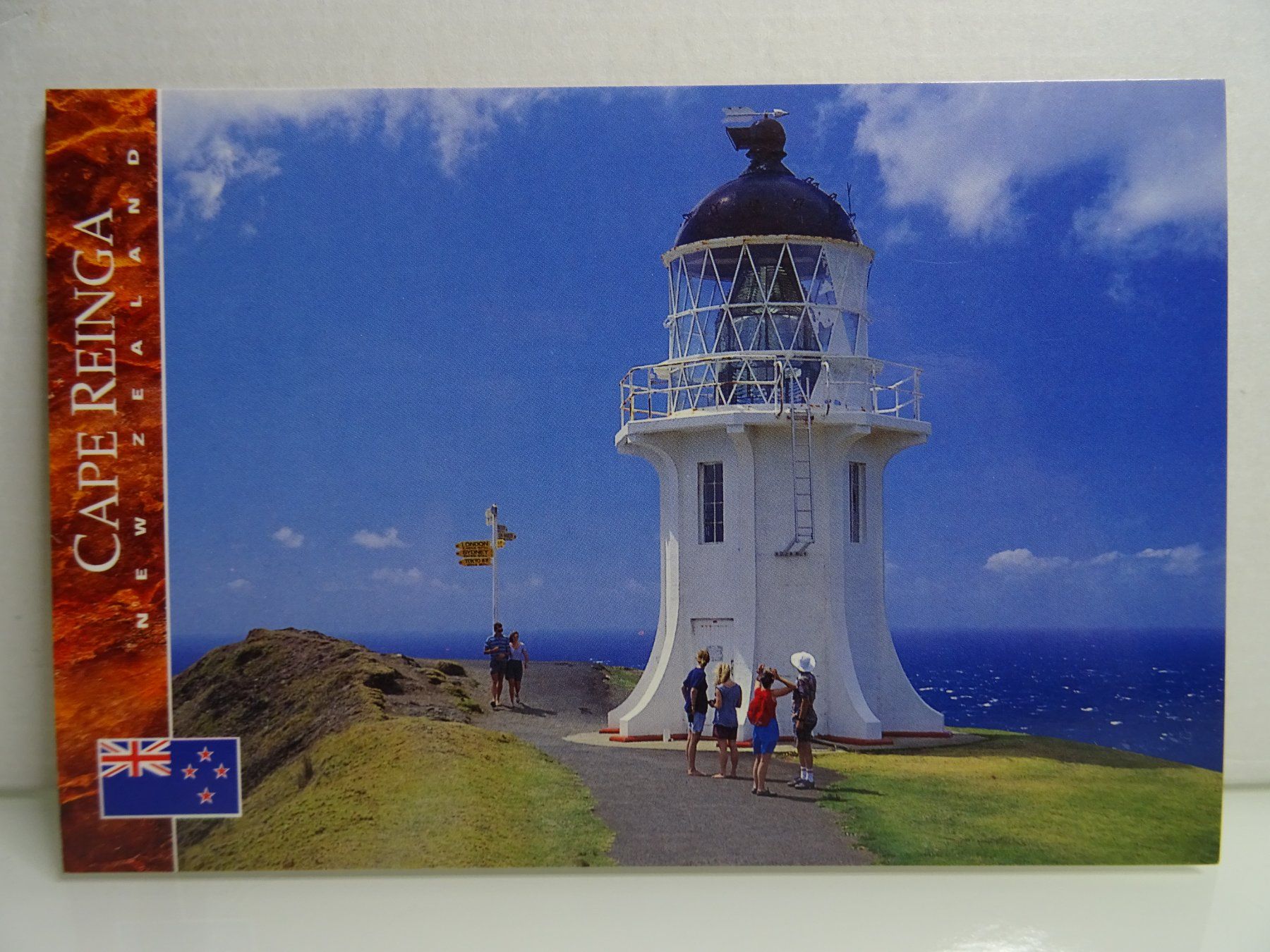Ansichtskarten: Neuseeland Postkarte Cape Reinga Leuchtturm – Gebraucht aus Teufen AR von Brandan2171