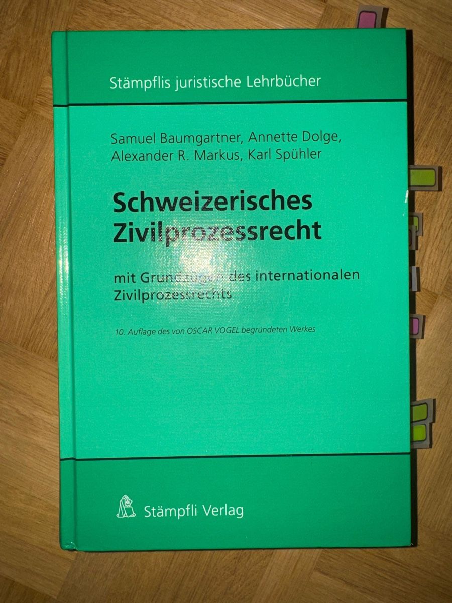 Libri: Schweizerisches Zivilprozessrecht – Usato da Sissach venduto da tasila01