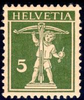 1933 TELLKNABE MIT ARMBRUST 5 RP ** POSTFRISCH ** DD167