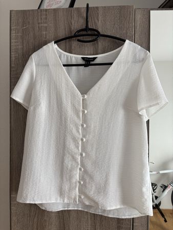 Bluse New Look weiss Grösse 36