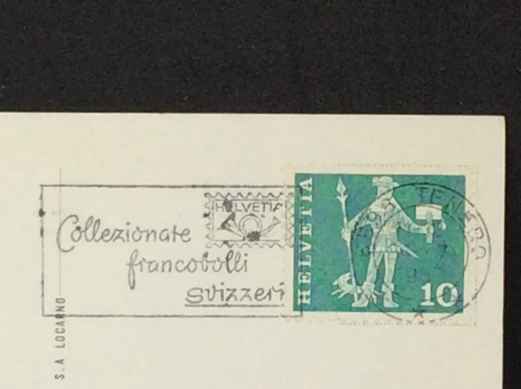 Cartoline postali: Tenero – Usato da Widnau venduto da Brusi9 1