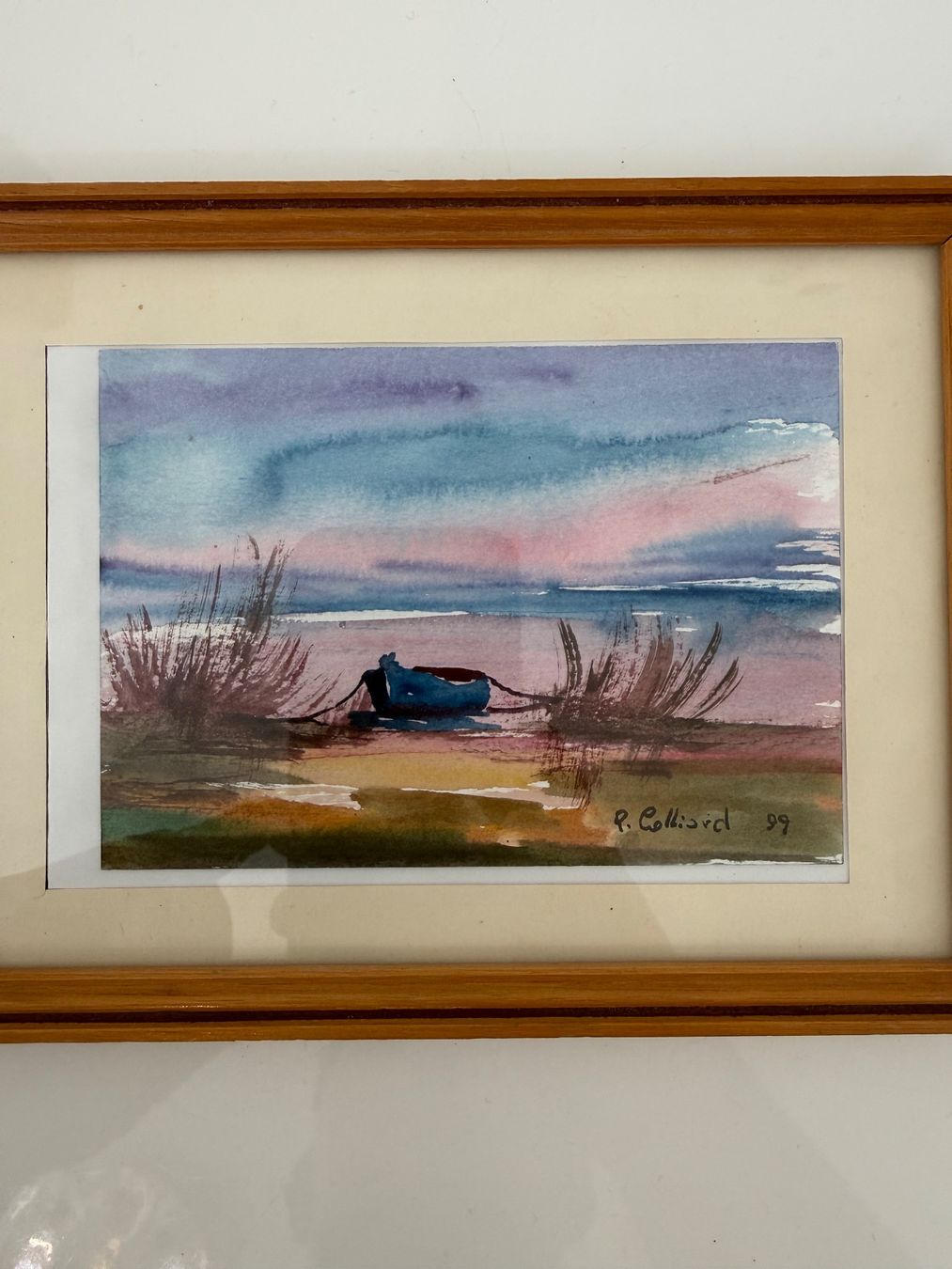 Dipinti: Aquarelle originale Roland COLLIARD - Signée & datée 99 – Usato da Vaux-sur-Morges venduto da GothamCity 2