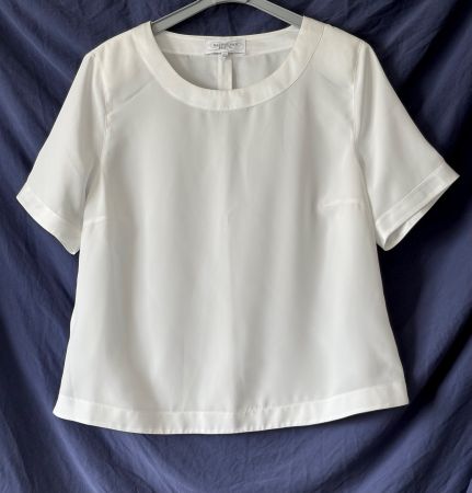 Kurzarm-Shirt weiss (Katharina v. Braun), Grösse 42