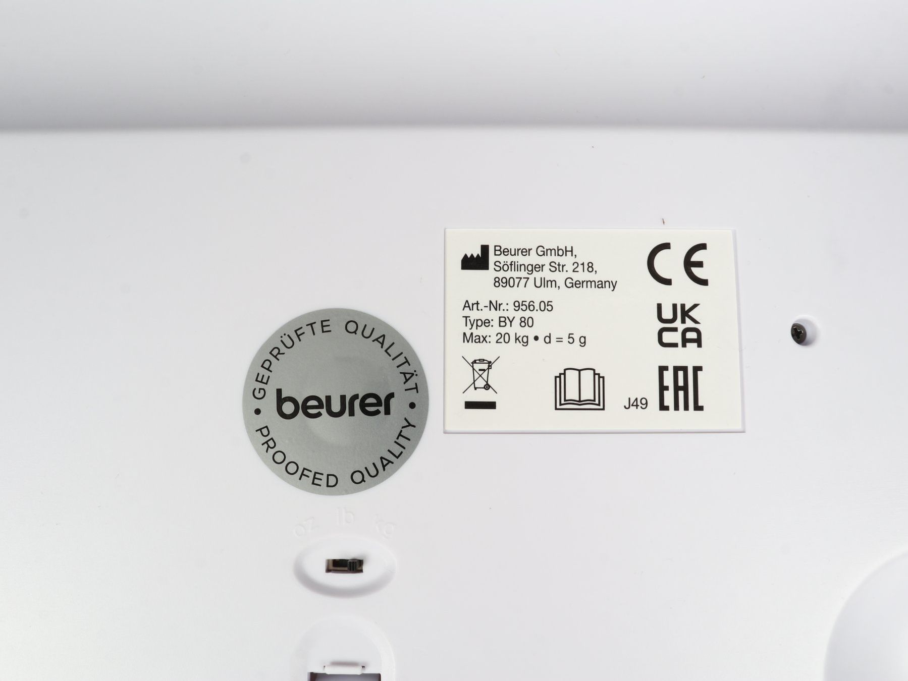 Beurer Altri prodotti & accessori per la cura del neonato: BEURER Babycare BY 80 – Nuovo (secondo la descrizione) da Steinen venduto da Restwert_Steinen 3