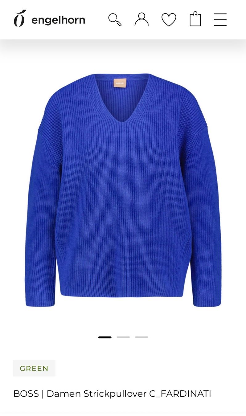 Hugo Boss Maglioni & Felpe: Wunderschöner kobaltblauer Pullover von Boss, Gr. L, neuwert – Nuovo (secondo la descrizione) da Kreuzlingen venduto da shopaholicatheart_3 8