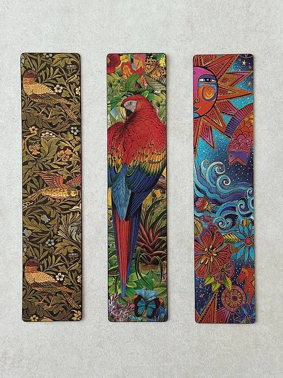 Sonstiges zum Sammeln & Seltenes: 3 Paperblanks Buchzeichen / Lesezeichen – Neu (gemäss Beschreibung) aus Embrach von Rondamaro 1