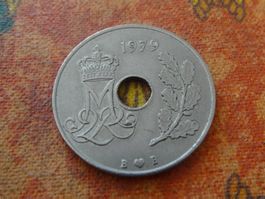 DANEMARK  25  Ore  1979