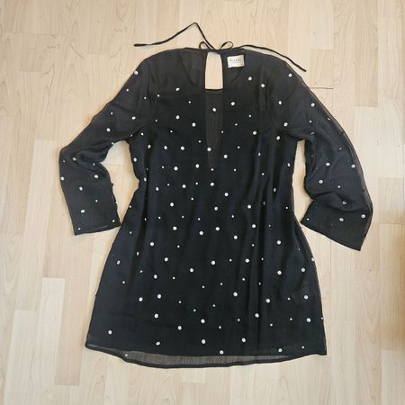 SISSEL EDELBO Frühling Tunika Kleid mit Strass / NEU