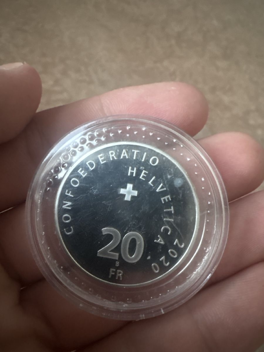 Tutti le monete: Silber 20 fr Roger Federer – Nuovo e nell'imballaggio originale da Erlinsbach venduto da chc_ppz5 1