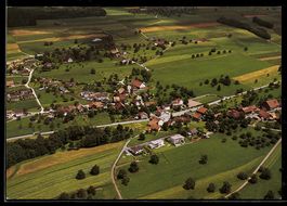 Remetschwil, Ortsansicht vom Flugzeug au