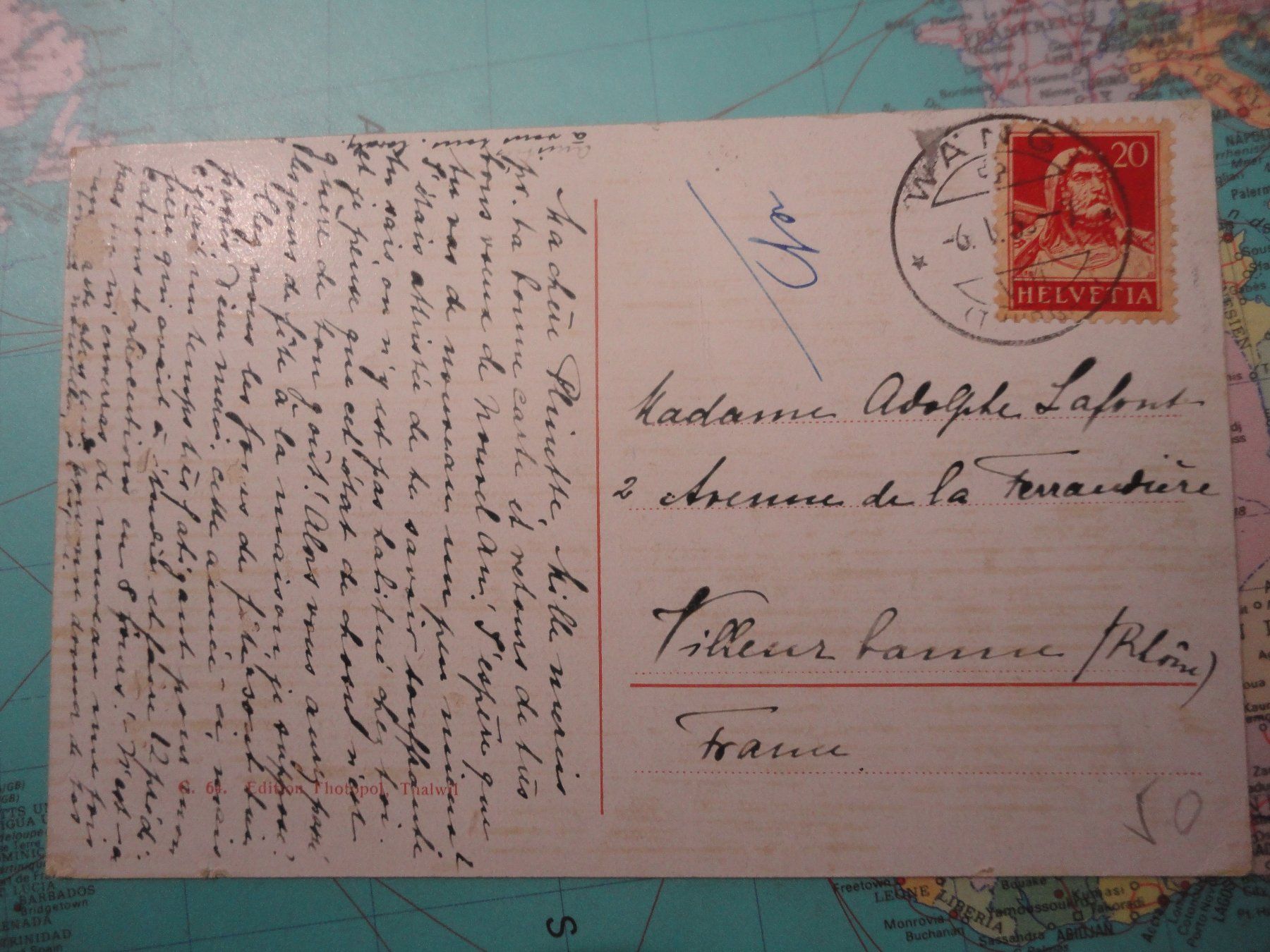 Cartoline postali: Wängi TG – Usato da Bischofszell venduto da Joachim-115 1
