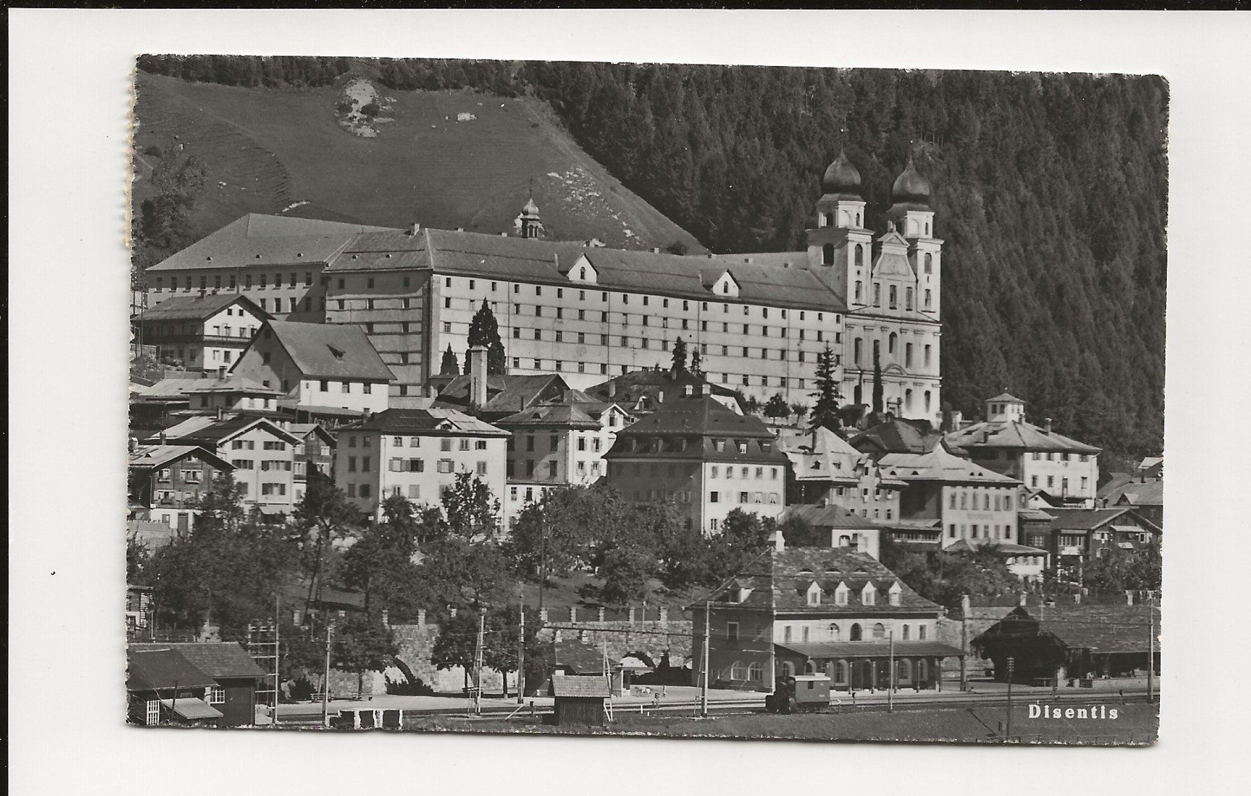 Cartoline postali: AK 1957 Disentis Kloster – Usato da Greifensee venduto da 315WDO
