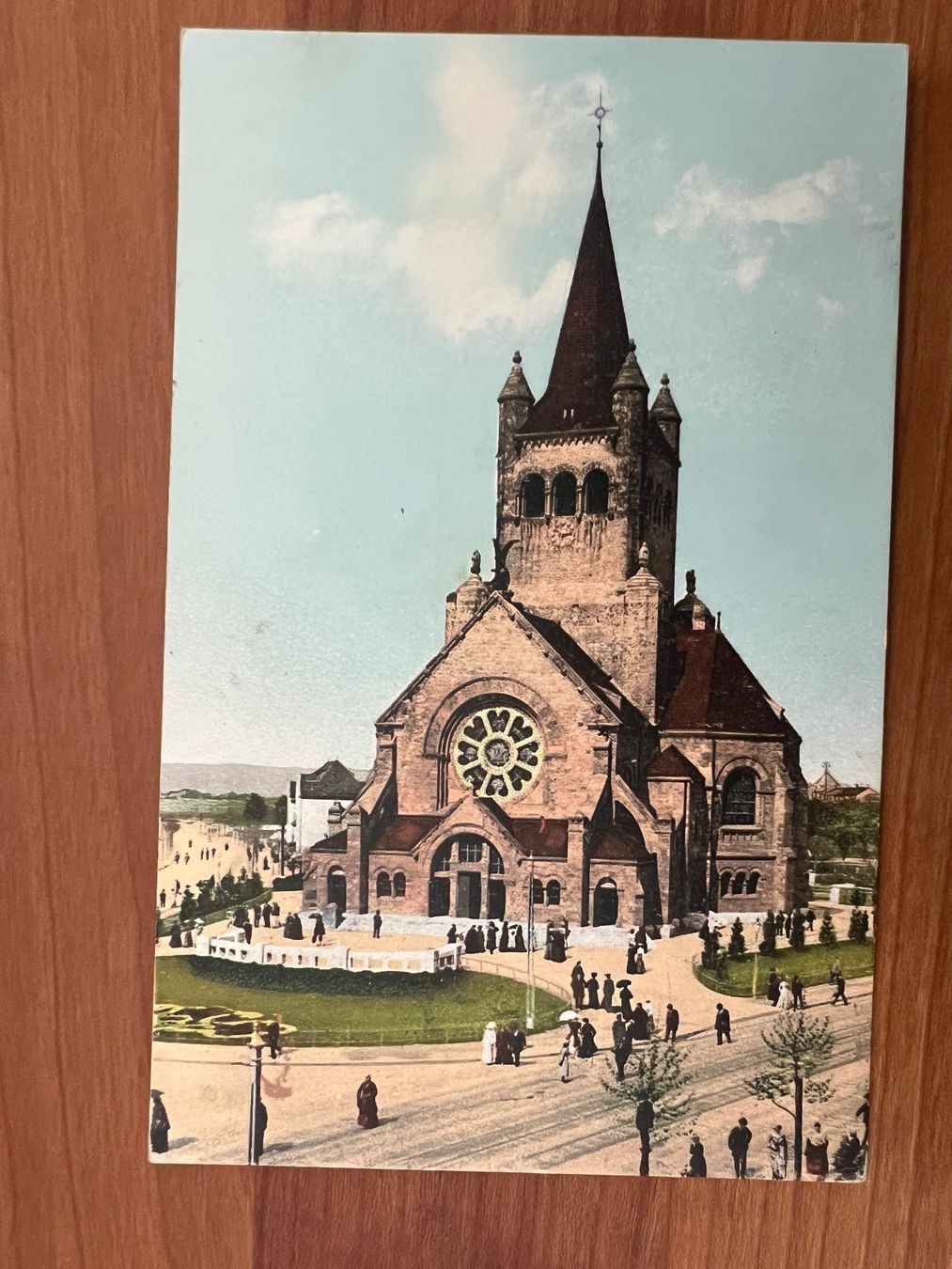 Cartoline postali: AK  1908 Basel Pauluskirche uralt      (G2185) – Usato da Hinwil venduto da Sidi4