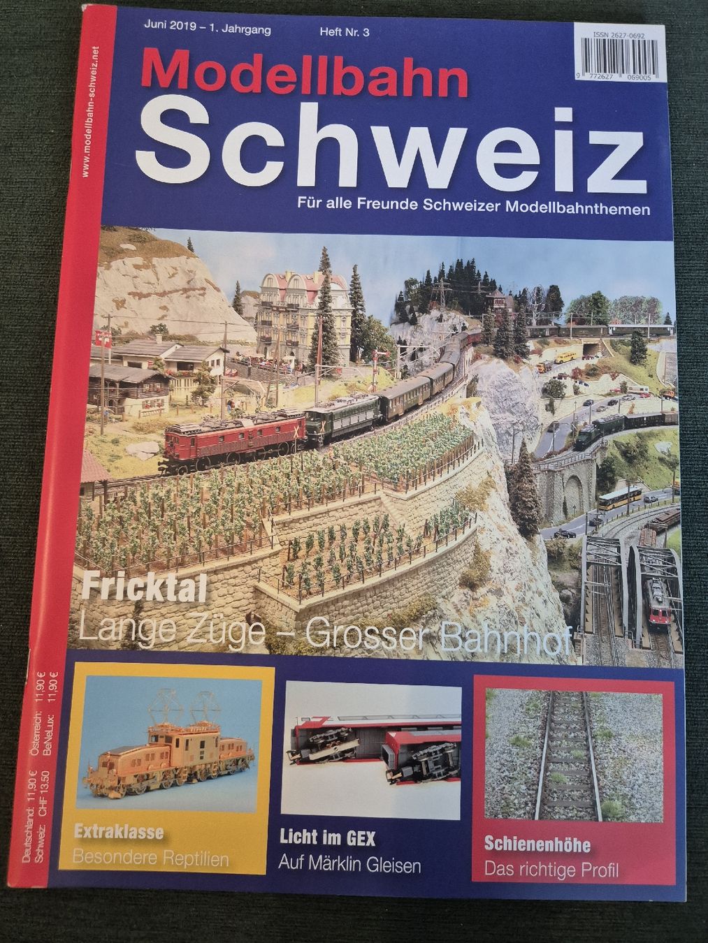 Zeitschriften & Magazine: Modellbahn Schweiz 2019 Nr.3 – Gebraucht aus Ehrendingen von Amigo5