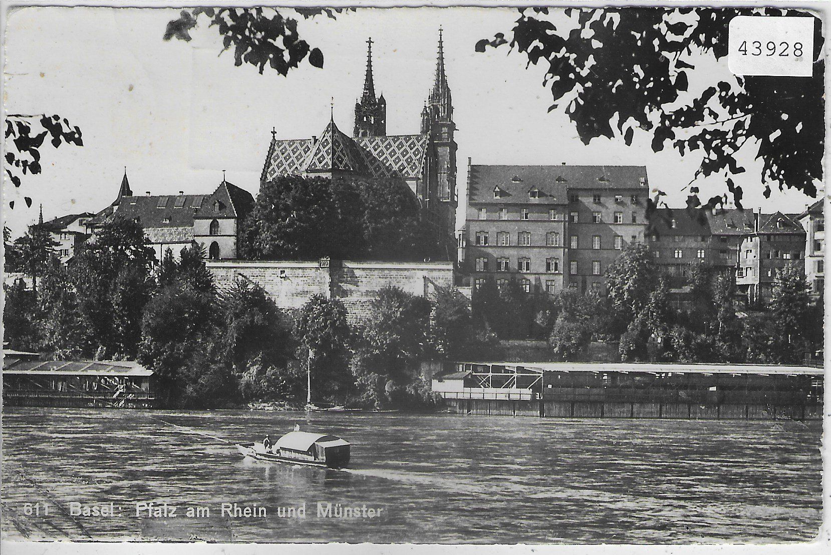 Cartes postales: Basel - Münsterfähre – D'occasion à Ettingen par Kartenplanet