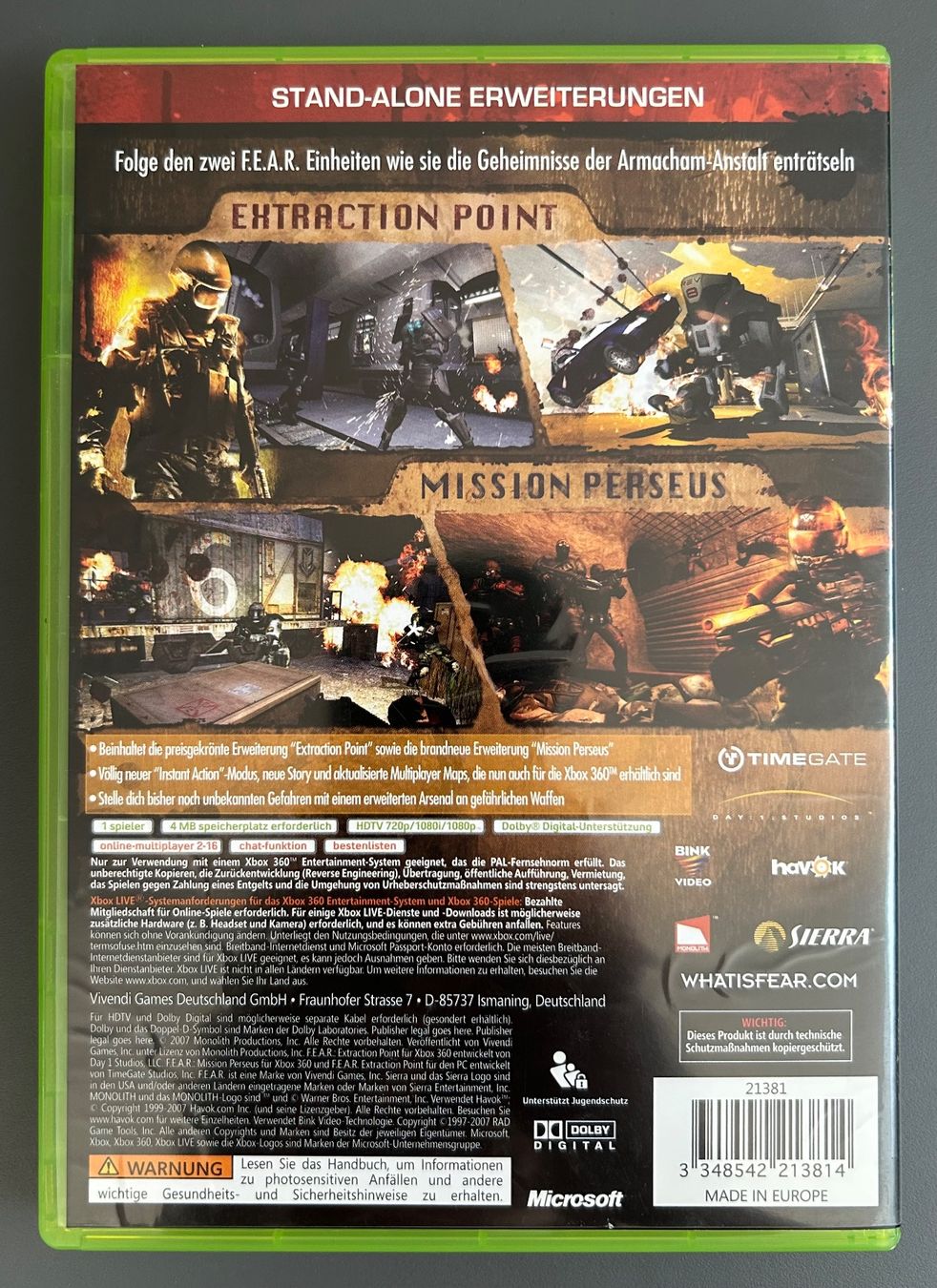 Giochi: F.E.A.R. Files - Xbox 360 – Usato da Obfelden venduto da jenxbp 1