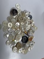 Perlmutt Knöpfe Set gemischt weiss Perlmutt Kunstst 50 Stk