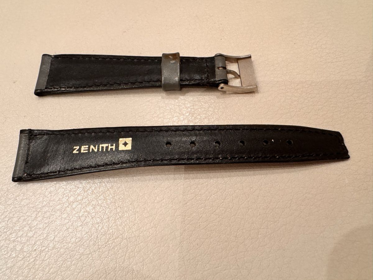 Armbänder & -reifen: Zenith Watch Strap - Original Leather 18mm - Grey – Neu (gemäss Beschreibung) aus Zürich von 613_g8jy 3