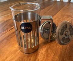 Alessi Edelstahl Glas Kaffeepresse wie neu