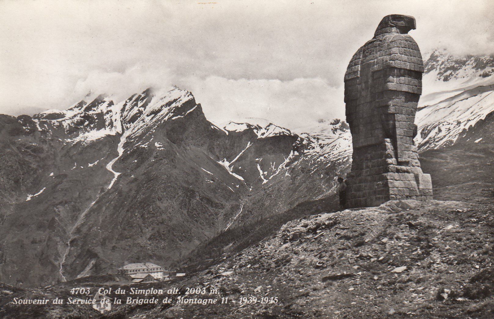Cartoline postali: Simplon - Pass  VS   und -Adler    6  diverse Karten – Usato da Brig venduto da Valcards54 4
