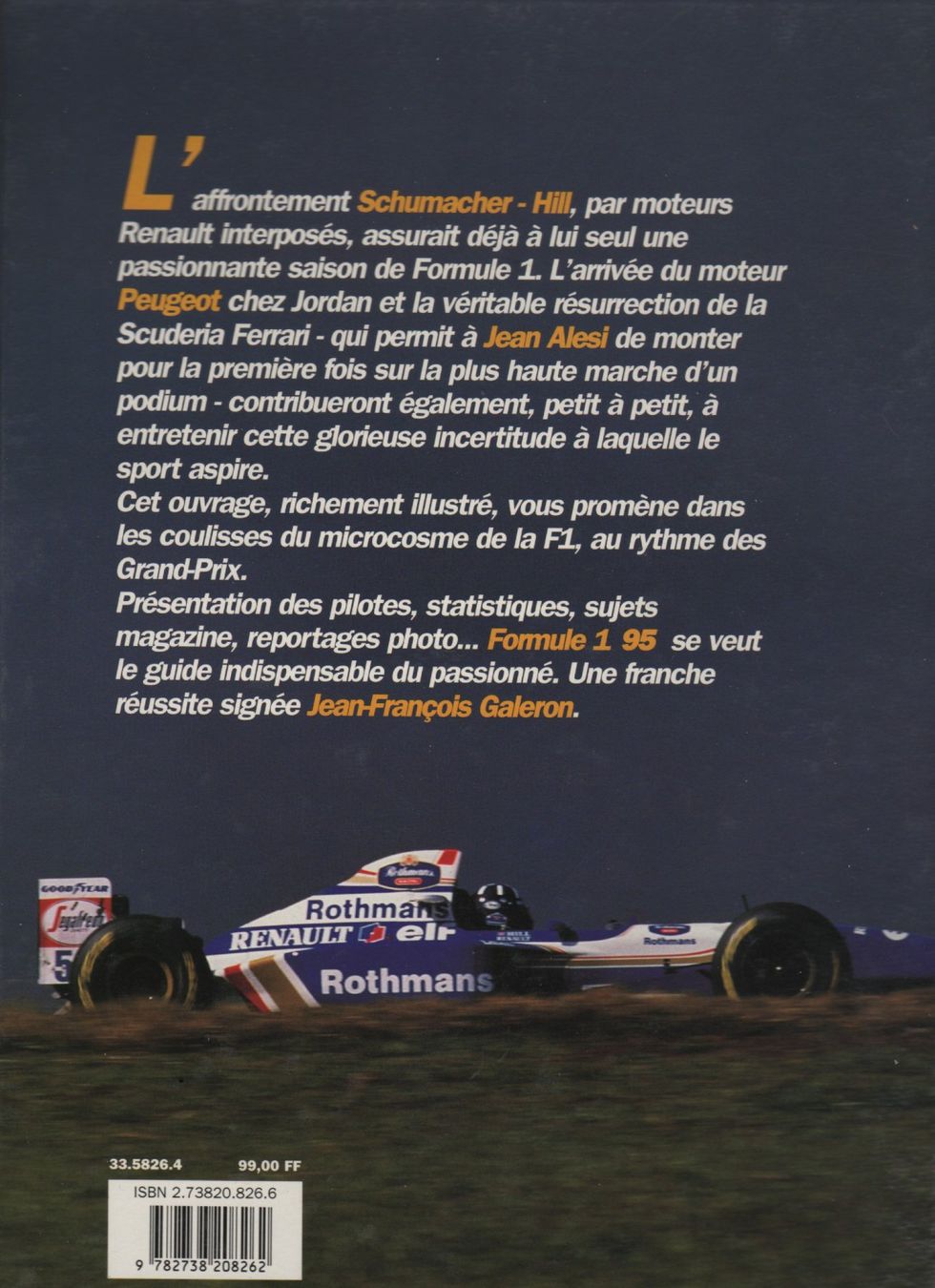 Libri: Le Livre Formele 1 ; 1995 – Usato da Corminboeuf venduto da corbay 3