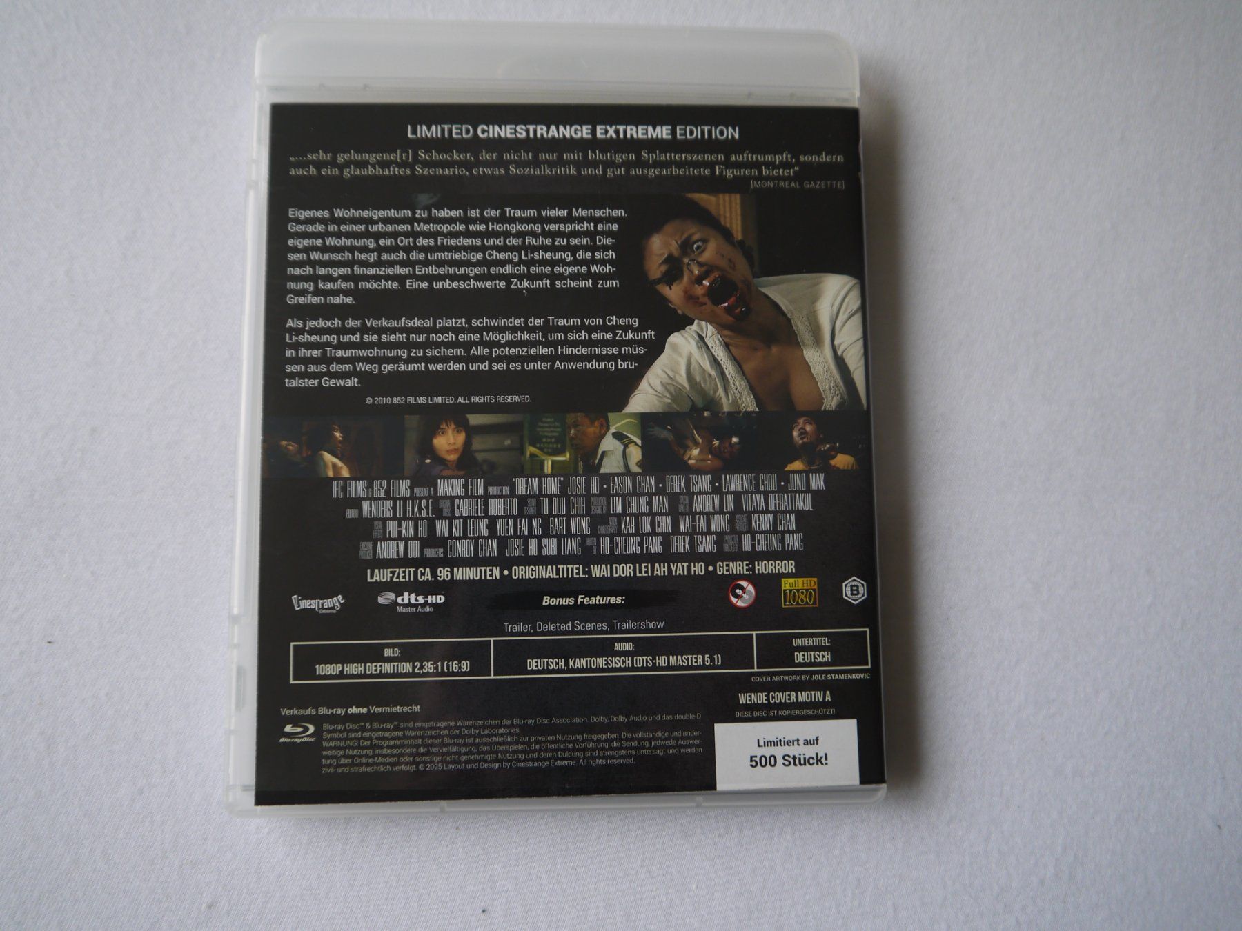 Tutti i DVDs: DREAM HOME - Limited Cinestrange Extreme Edition - uncut – Usato da Hagendorn venduto da Blaf 1