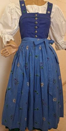 Original ISOLA Austria Trachtenkleid / Dirndl "Erika" Gr. 34