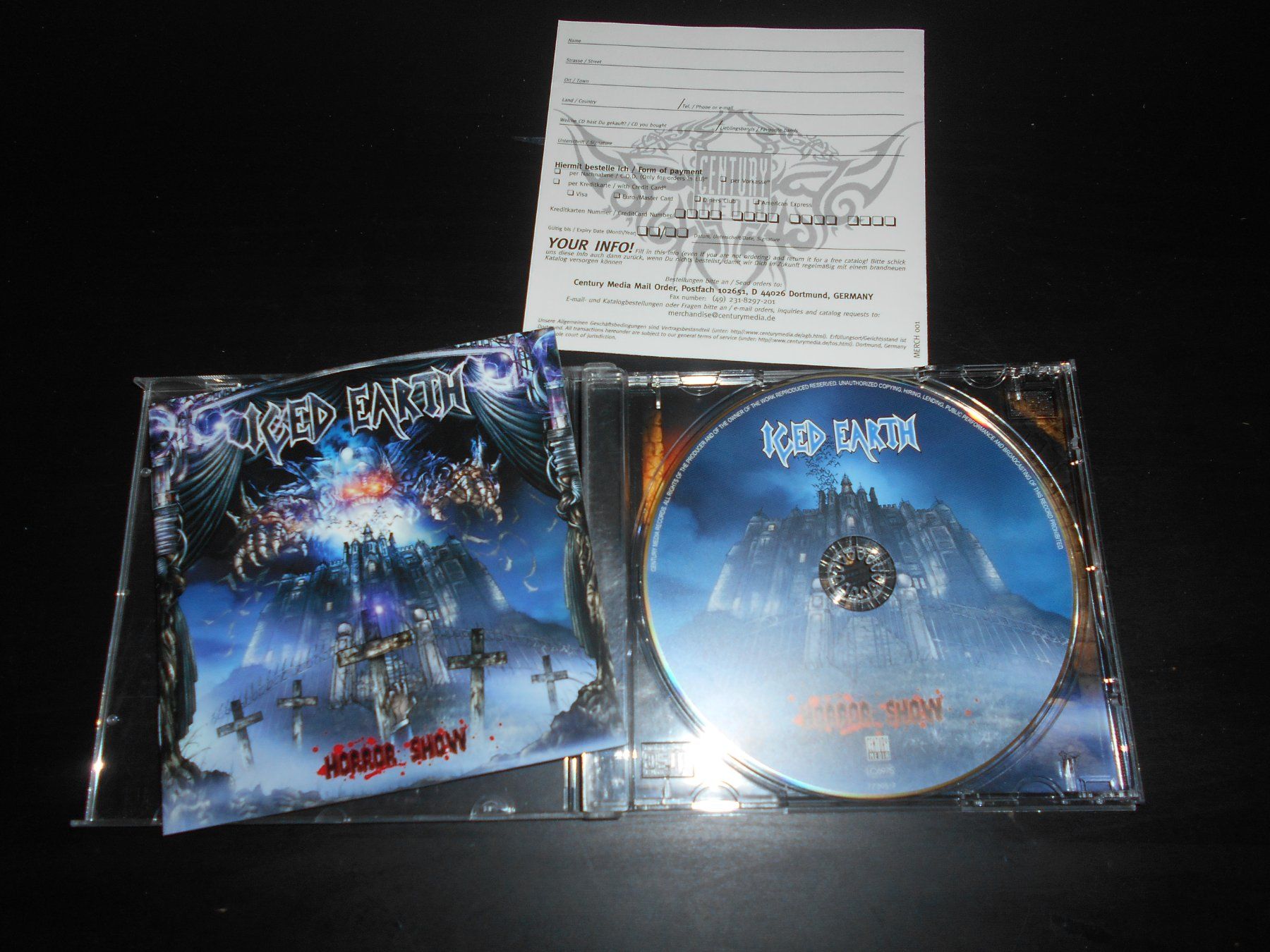 CD: Iced Earth – Horror Show / 2011 – Usato da Aarberg venduto da witchhunter01