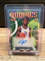 Olivier-Maxence Prosper RC Auto Topps Finest Basket. 23/24