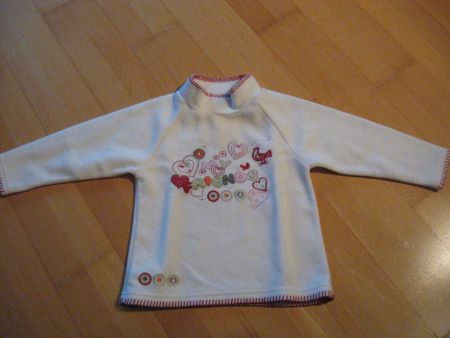 Fleecepulli / Faserpelz, Gr. 98