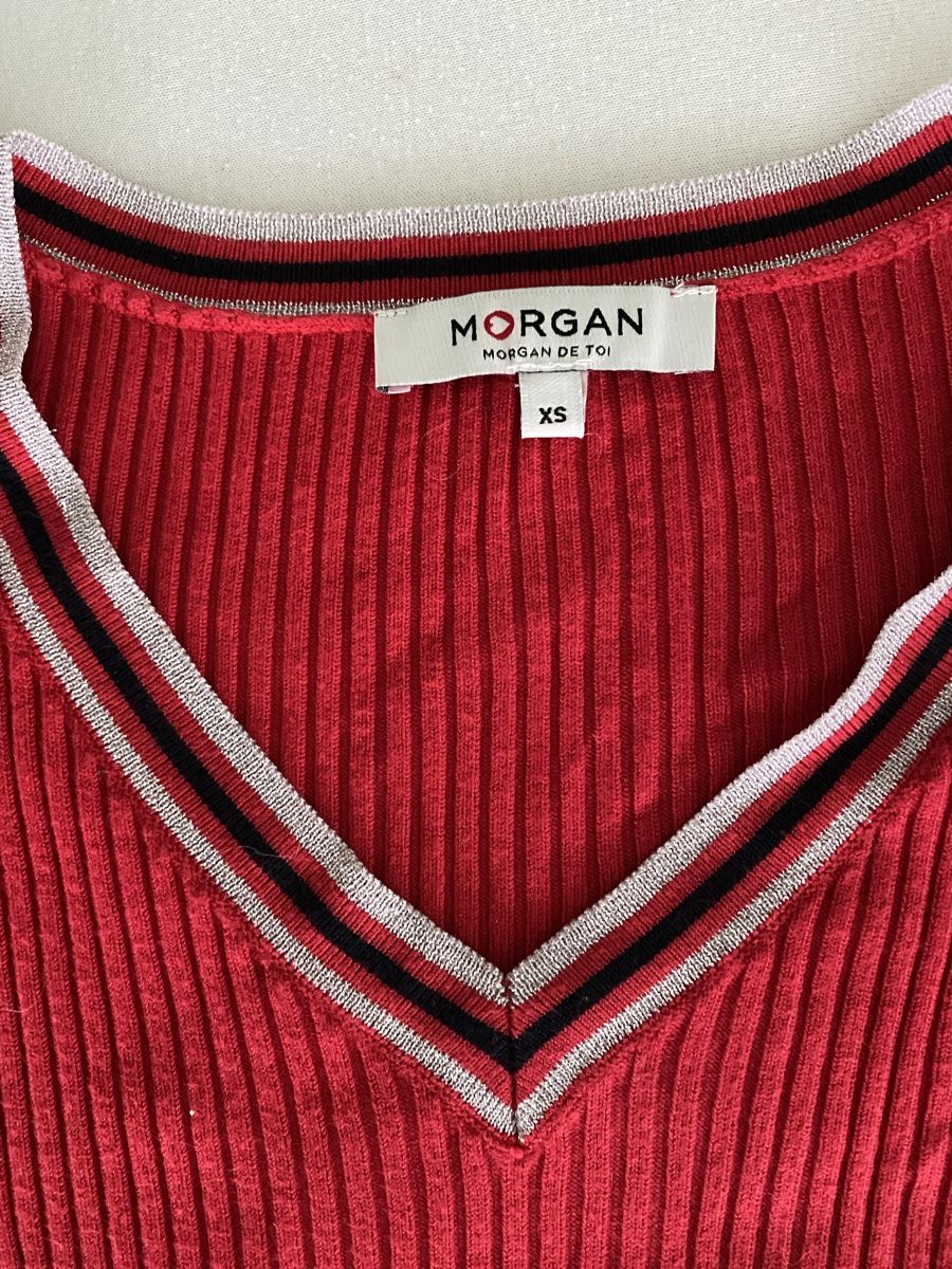 Morgan Maglioni & Felpe: Pull Rouge Côtelé Morgan XS – Usato da Champlan venduto da Ger77 1