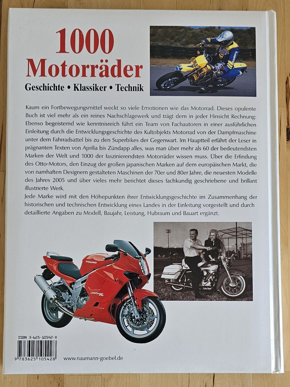 Libri: Buch 1000 Motorräder Geschichte Klassiker Technik. – Usato da Lengnau BE venduto da Savage3 1