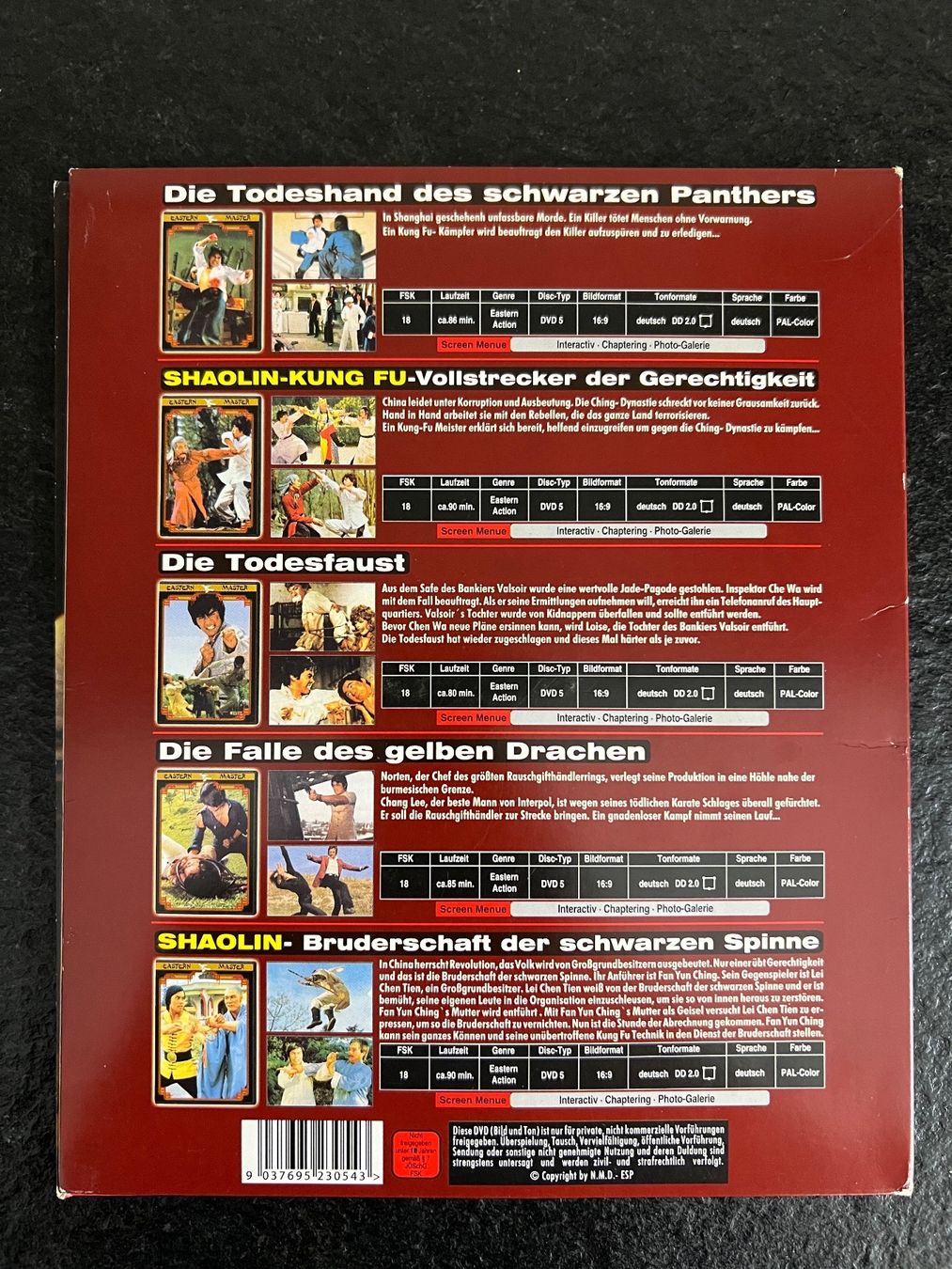 Tutti i DVDs: Eastern - Uncut DVD Set – Usato da Altstätten SG venduto da sheamus 1