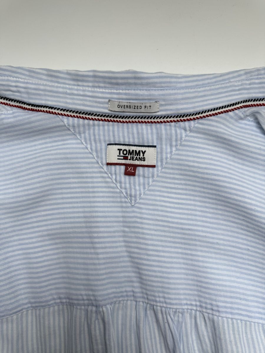 Tommy Hilfiger Camicette: TOMMY JEANS Hemdbluse Damen, Gr. XL – Usato da Islikon venduto da Julies_wardrobe 3