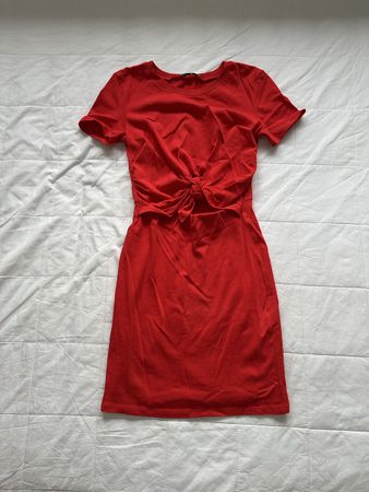 Robe rouge Zara Trafaluc, Taille S