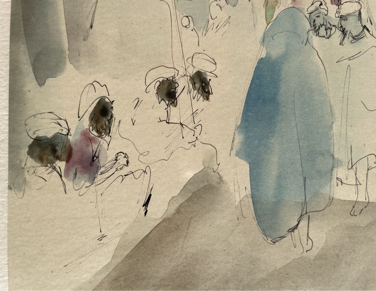 Dipinti: W. Hartmann Aquarell 31 Marokko – Usato da Biel/Bienne venduto da Galaq 4